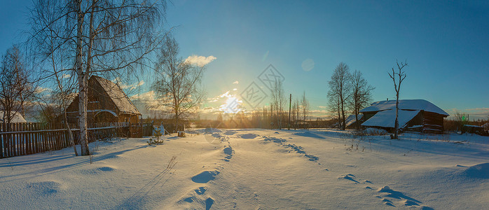 冬季景观全景包图片