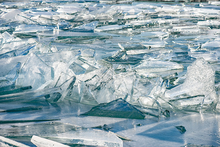 天然冰浮冰图片