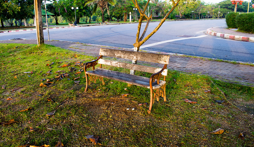 今天早上孤独的长椅图片