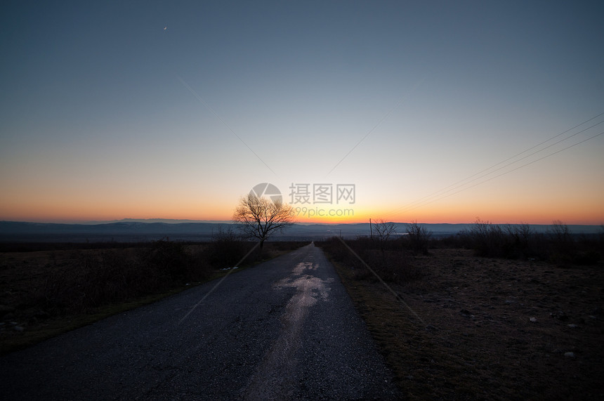 秋或冬季风景图片