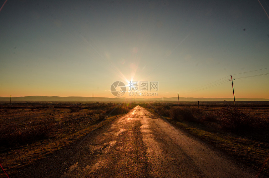 秋或冬季风景图片