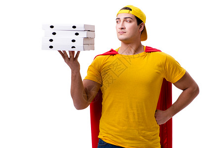 超级英雄比萨披送货员图片