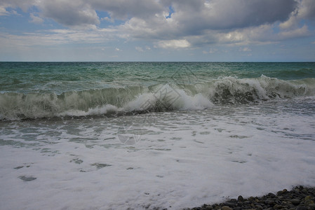 深海水波黑海图片