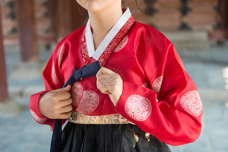 五颜六色的韩服韩国传统服饰图片