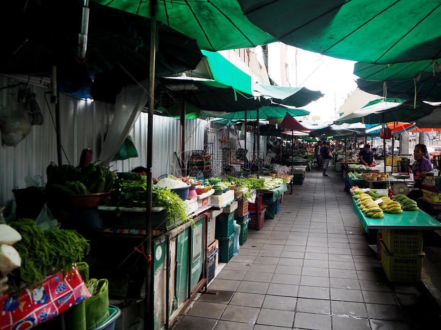 曼谷当地市场新鲜市场泰国图片