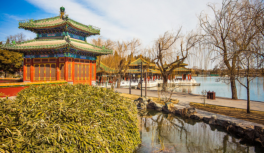 北京海公园图片