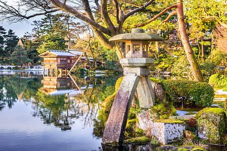 日本金泽日本花园图片