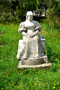 克卢杰纳波卡克劳森堡特兰西瓦尼亚的两色花园中作为装饰和罗图片