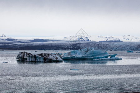 冰川的壮丽景色图片