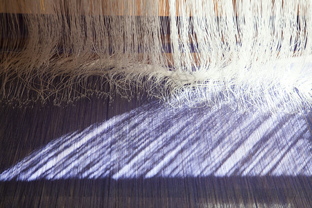 用来做家用布料的织造物机图片