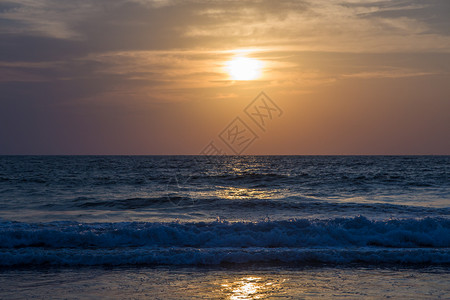 印度北果阿的拉姆布尔海滩图片