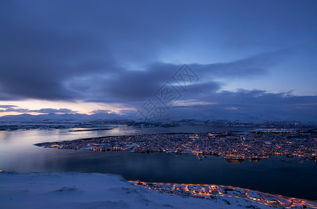 2月在挪威Troms图片