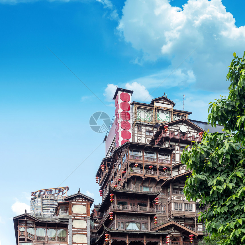 重庆古典建筑洪崖洞图片