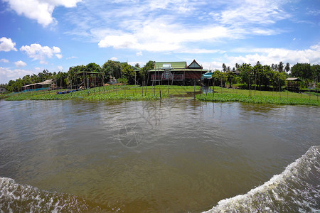 ThaChin河MaenamChin背景图片