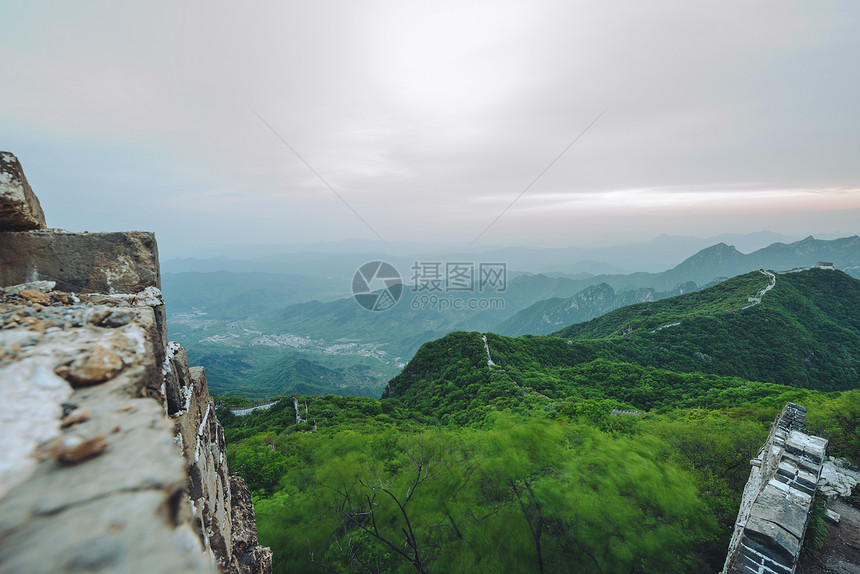 万里长城箭口荒原段图片