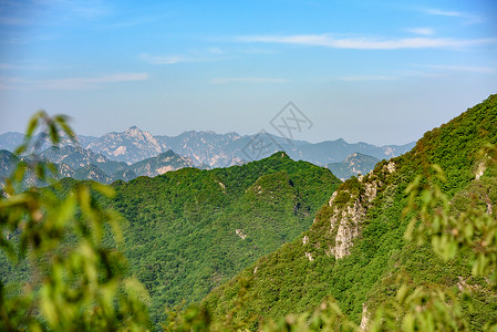 万里长城箭口荒原段背景图片