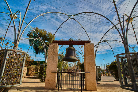 耶路撒冷的钟声公园背景图片