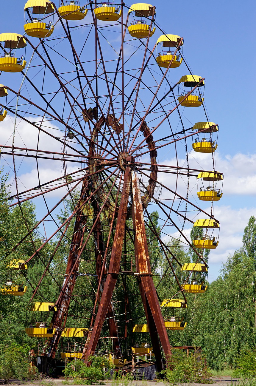 乌克兰切尔诺贝利排斥区Pripyat鬼城Fe图片