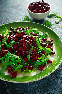 红豆和野生健康沙拉图片
