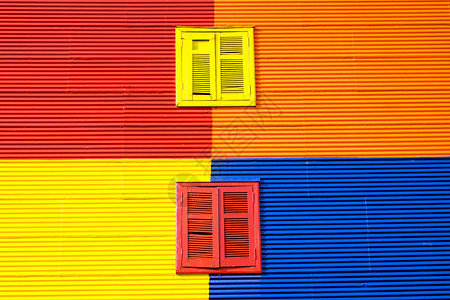 布宜诺斯艾利斯LaBoca有两扇窗图片