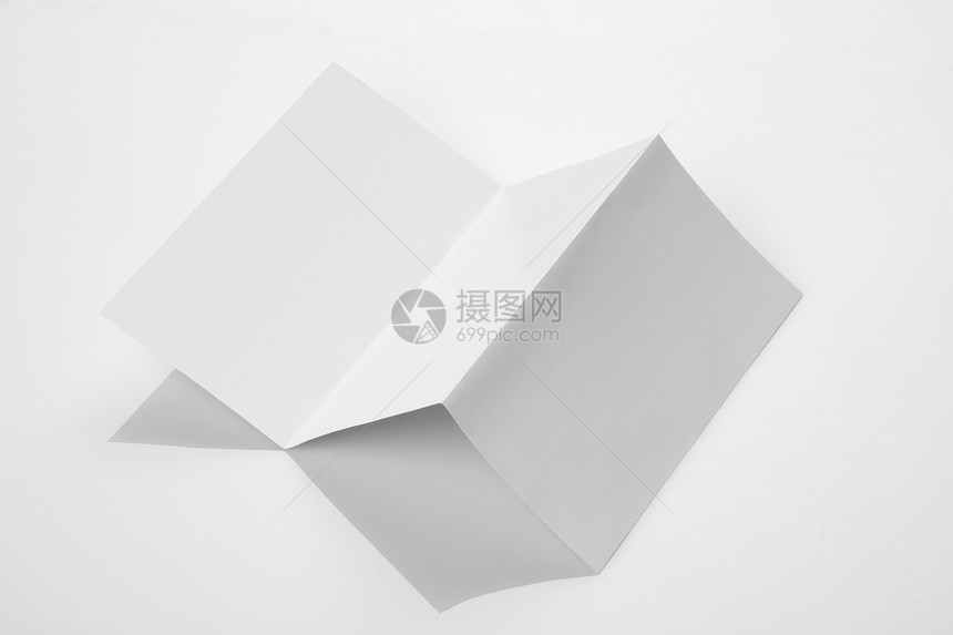 TrilfoldA4尺寸折叠纸质文档手册样机图片