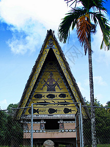 一个bai的复制品这是帕劳村庄酋长图片