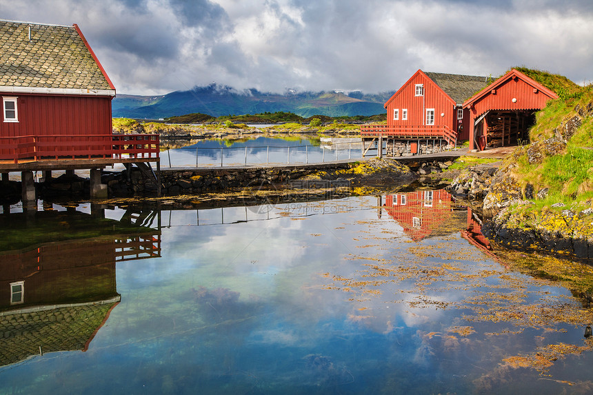 挪威Haholmen岛的Ror图片