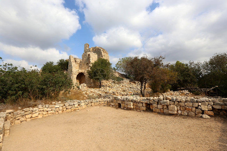 Yehim堡垒十字军时代的城堡属于特图片