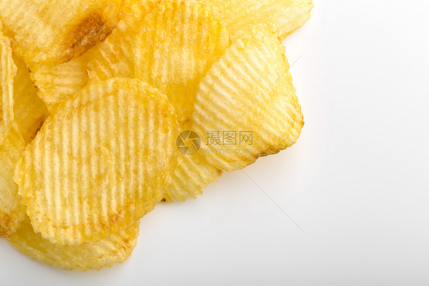 薯片碎薯片快餐土豆脂肪不健康食图片