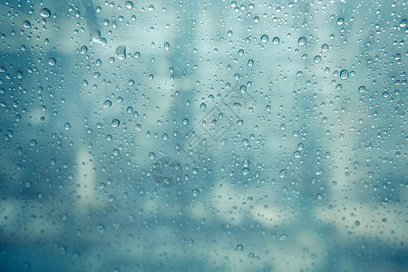 窗外的雨滴背景图片
