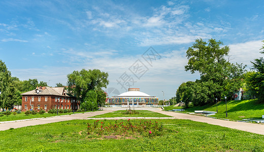 俄罗斯联邦Ryazan市公共花园图片