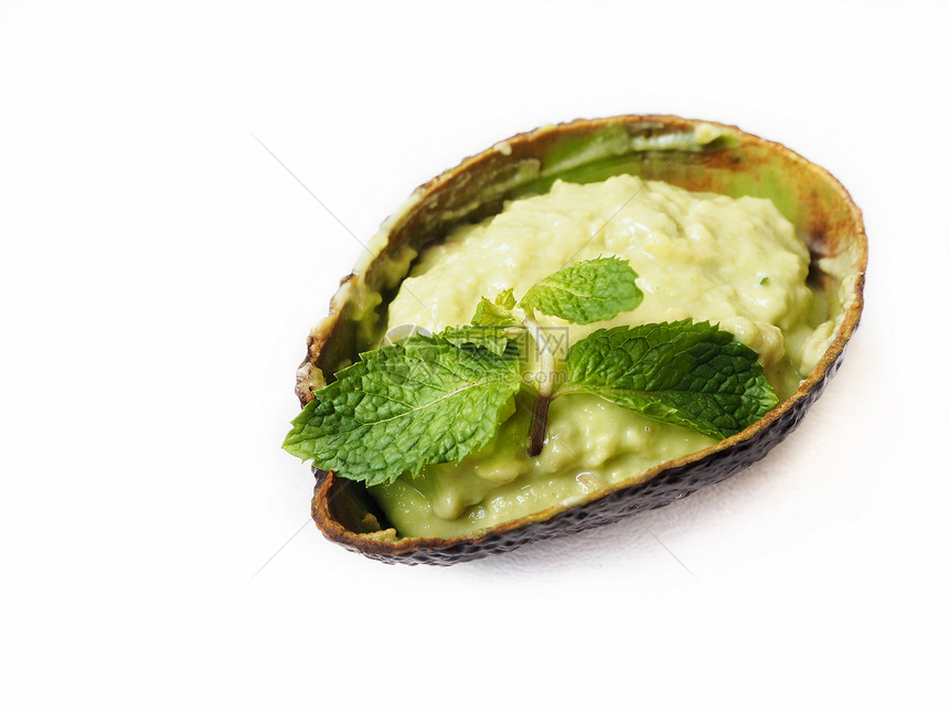 传统墨西哥食物Avocado酱图片