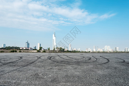 有南京都市风景的空路图片