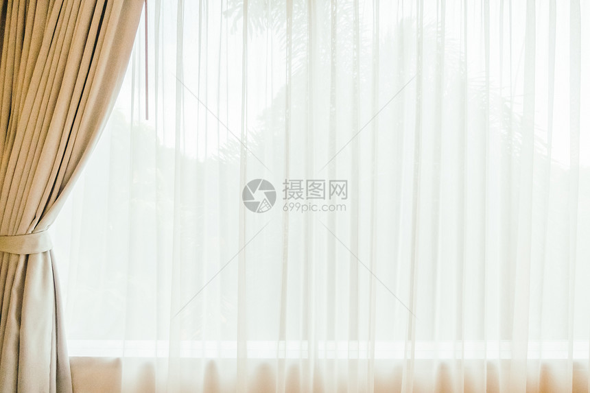 房间窗帘装饰内部图片