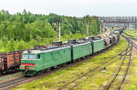 BekasovoSortirovochnoye站的货运列车图片