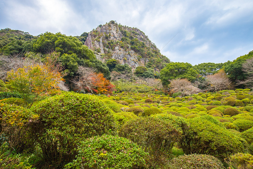 日本佐贺御船山花园景观图片