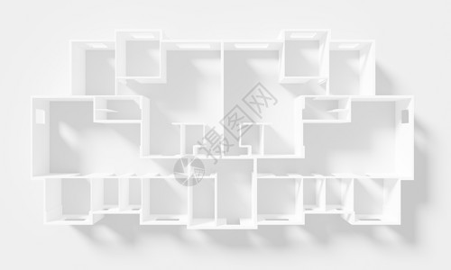 纸模型公寓背景图片