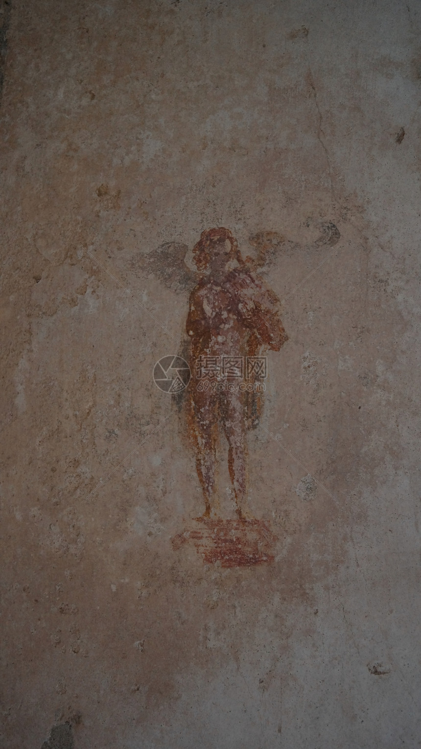 意大利庞贝古城的古罗马壁画图片