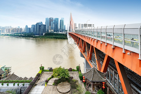 桥梁导致现代大厦重庆图片