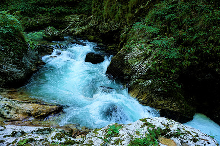 斯洛文尼亚Vintgar峡谷Radovana图片