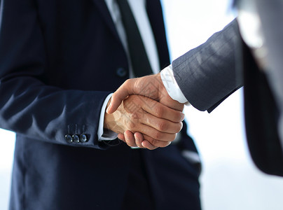 商业握手和商务人士商业概图片