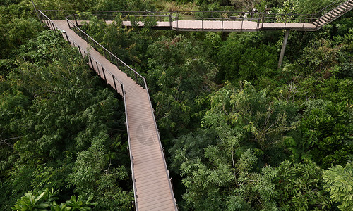 Wooden桥泰国图片