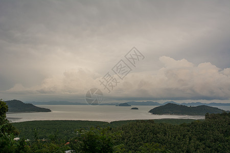 热带山海顶景观图片