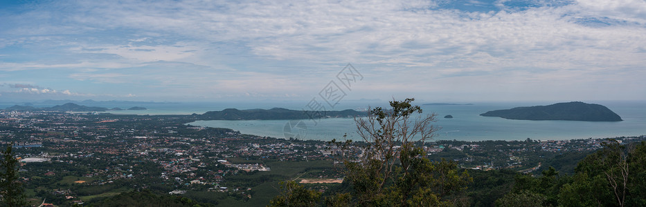 热带山海顶景观图片