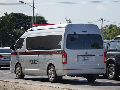 泰皇家警察的警车Van牌汽车图片