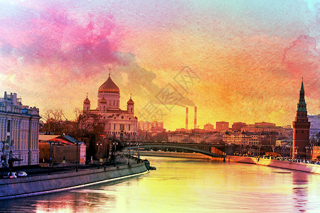 查看莫斯科河和救世主图片