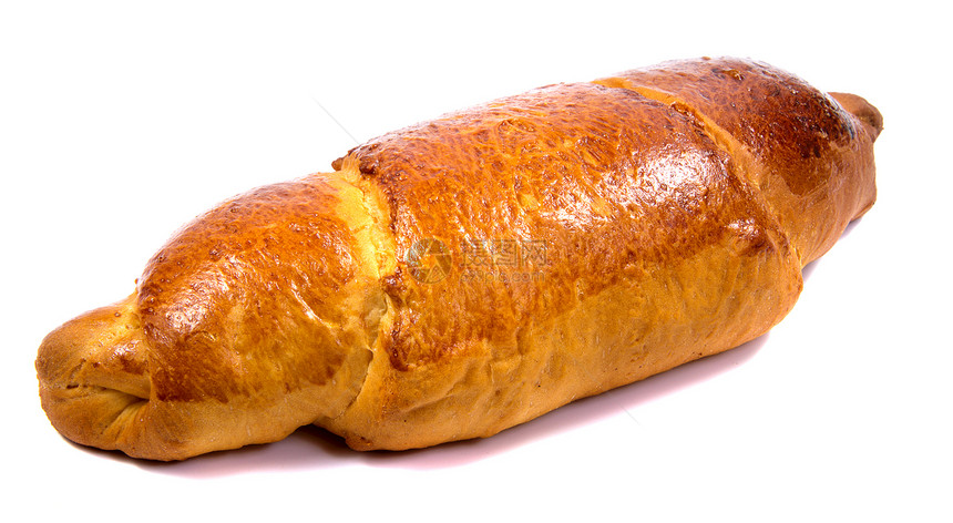 Croissant是一个法国新月形的卷子图片