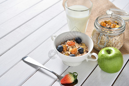健康食品健康的穆埃西里早餐图片