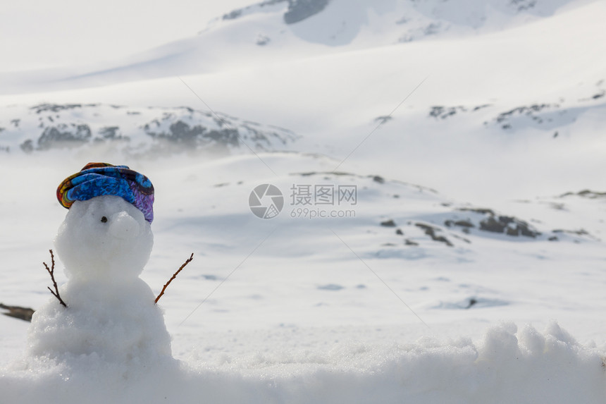 在挪威小雪人图片