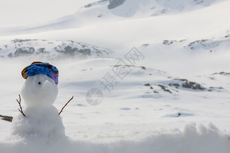 在挪威小雪人高清图片